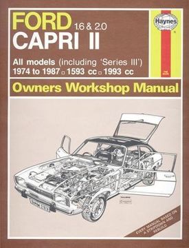 portada Ford Capri ii and iii 16 20 74 87 Haynes Repair Manual Classic Reprint