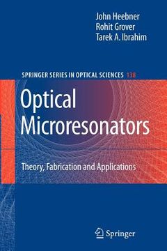 portada optical microresonators: theory, fabrication, and applications (en Inglés)