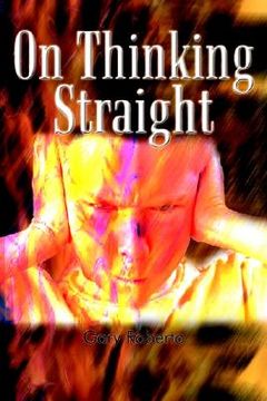portada on thinking straight (en Inglés)