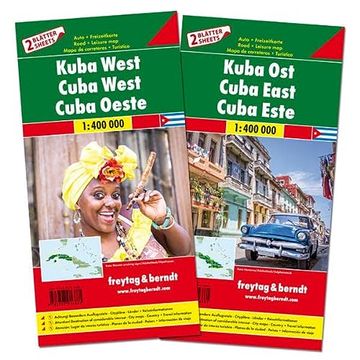 portada Kuba West und Ost, Autokarten set 1: 400. 000 (Freytag & Berndt Auto + Freizeitkarten)