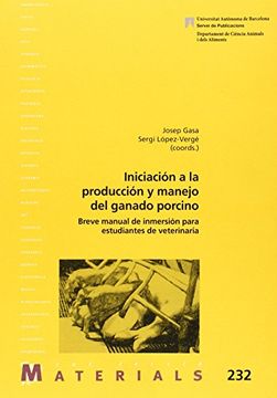 portada Iniciación a la producción y manejo del ganado porcino (Materials)