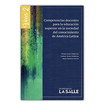 portada Voces 2. Competencias Docentes Para la Educación Superior del Conocimiento de América Latina (in Spanish)