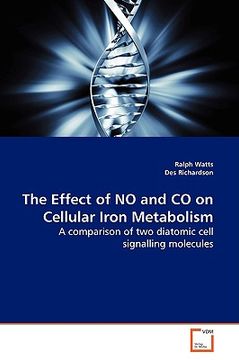 portada the effect of no and co on cellular iron metabolism (en Inglés)