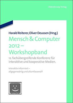 portada Mensch & Computer 2012 - Workshopband (Mensch & Computer Workshopbande) (German Edition)