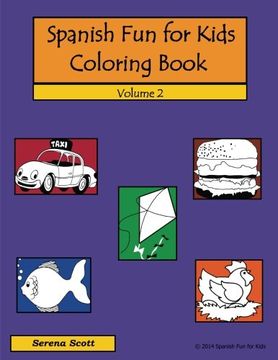 portada Spanish Fun for Kids Coloring Book Volume 2 (Volume 1) (Spanish Edition)