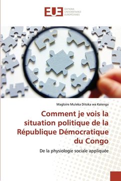 portada Comment je vois la situation politique de la République Démocratique du Congo (en Francés)