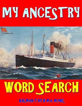 portada My Ancestry Word Search: 133 Extra Large Print Entertaining Themed Puzzles 