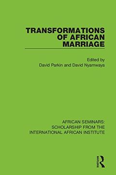 portada Transformations of African Marriage (en Inglés)