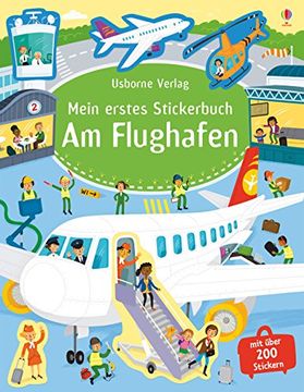 portada Mein Erstes Stickerbuch: Am Flughafen (en Alemán)