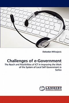 portada challenges of e-government (en Inglés)