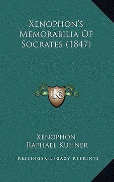 portada xenophon's memorabilia of socrates (1847) (en Inglés)