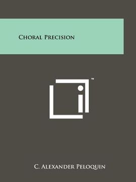 portada choral precision (en Inglés)
