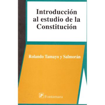 portada Introduccion al Estudio de la Constitucion (in Spanish)