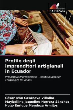 portada Profilo degli imprenditori artigianali in Ecuador (in Italian)
