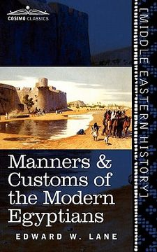 portada manners & customs of the modern egyptians (en Inglés)