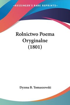 portada Rolnictwo Poema Oryginalne (1801)