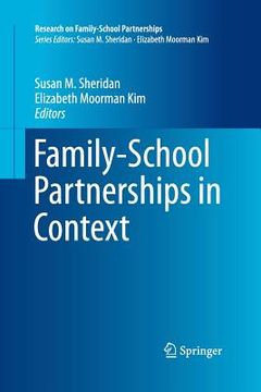 portada Family-School Partnerships in Context (en Inglés)