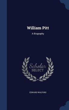 portada William Pitt: A Biography