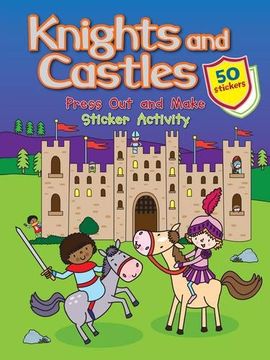 portada Castles & Knights Press out and Make: Sticker Activity (en Inglés)