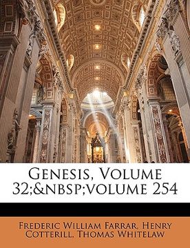 portada genesis, volume 32; volume 254 (en Inglés)