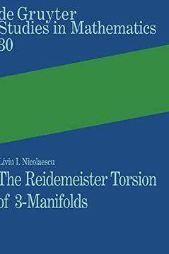 portada The Reidemeister Torsion of 3-Manifolds (de Gruyter Studies in Mathematics) (in English)