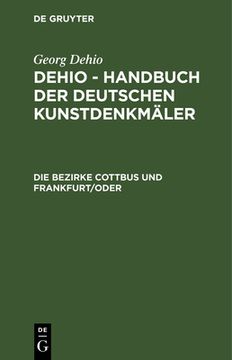portada Die Bezirke Cottbus Und Frankfurt/Oder (en Alemán)
