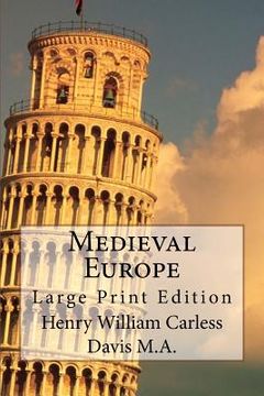 portada Medieval Europe: Large Print Edition (en Inglés)