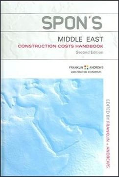 portada Spon's Middle East Construction Costs Handbook (Spon's International Price Books) (in English)