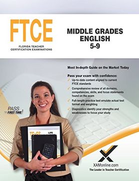 portada Ftce Middle Grades English 5-9 (Florida Teacher Certification Examinations (Ftce)) (in English)