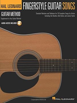 portada Fingerstyle Guitar Songs - Hal Leonard Guitar Method Supplement (Book/Online Audio) (en Inglés)