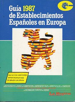 portada guía de establecimientos españoles en europa 1987.