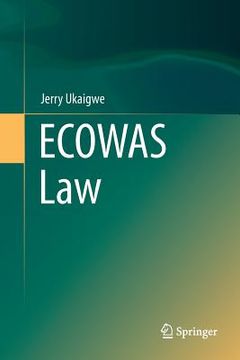 portada Ecowas Law (in English)