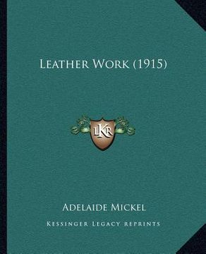portada leather work (1915) (en Inglés)