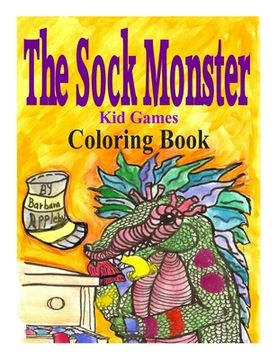 portada The Sock Monster Coloring Book (in English)