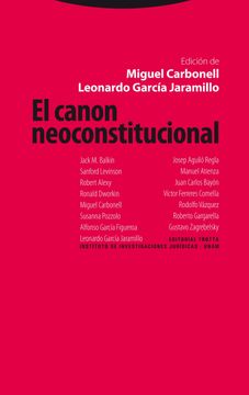 portada El Canon Neoconstitucional (in Spanish)