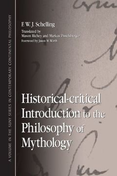 portada Historical-Critical Introduction to the Philosophy of Mythology (Suny Series in Contemporary Continental Philosophy) (in English)