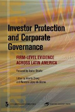 portada investor protection and corporate governance
