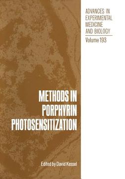 portada Methods in Porphyrin Photosensitization (en Inglés)