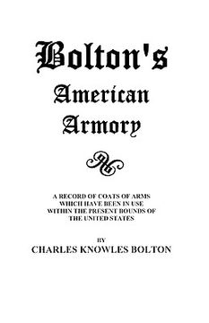 portada bolton's american armory (en Inglés)