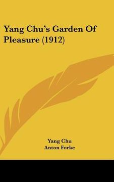 portada yang chu's garden of pleasure (1912) (en Inglés)