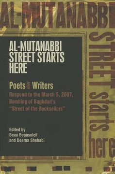 portada al-mutanabbi street starts here