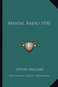 portada mental radio 1930 (en Inglés)