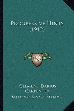 portada progressive hints (1912)