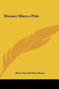 portada messer marco polo (en Inglés)