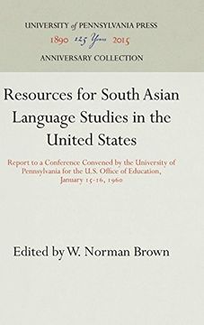 portada Resources for South Asian Language Studies in the United States 