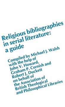 portada Religious Bibliographies in Serial Literature: A Guide (in English)