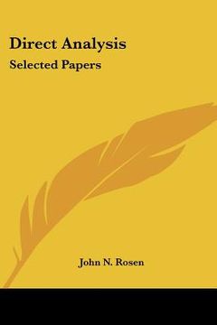 portada direct analysis: selected papers (en Inglés)