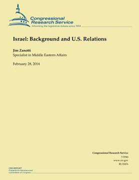 portada Israel: Background and U.S. Relations (in English)