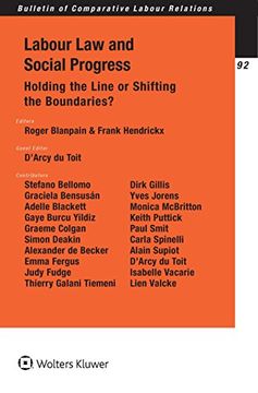 portada Labour Law and Social progress. Holding the Line or Shifting the Boundaries? (Bulletin of Comparative Labour Relations)