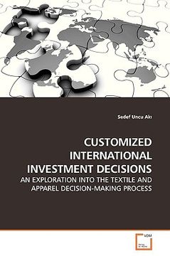 portada customized international investment decisions